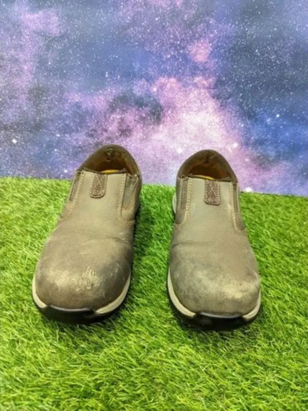 Red Wing Comfort Pro Nutmeg Oxford Slip on Work Shoe Women's Size 8 Keen Insoles